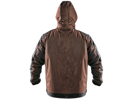 Bunda CXS IRVINE, zimní, pánská, hnědo-černá, vel. XL